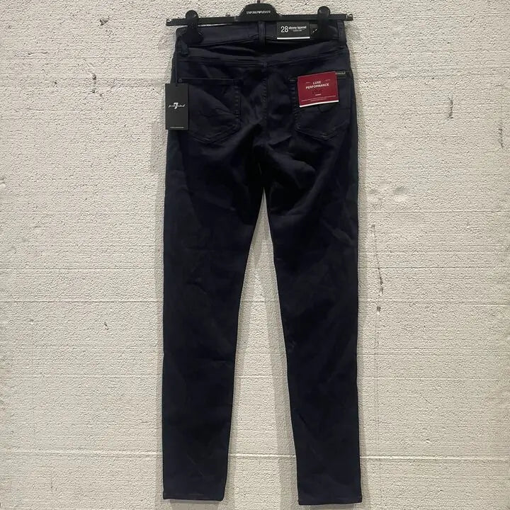 7 For All Mankind-Smxv600-28-Dark Blue Slimmy Tapered Stretch Jeans Size: 28