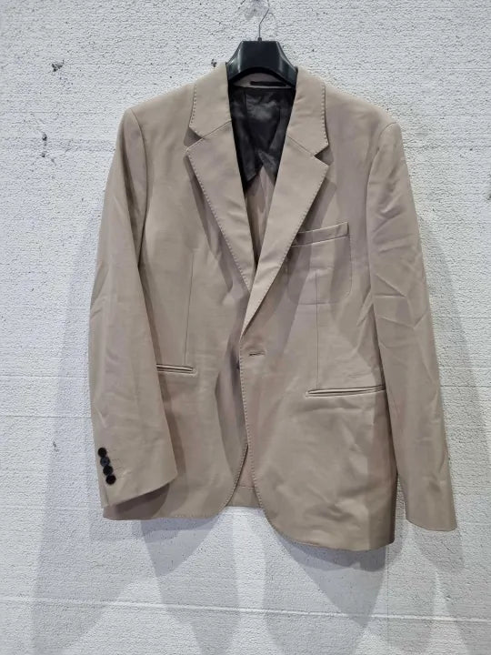 Theory Champagne Casual Single Breasted Blazer Size: 40