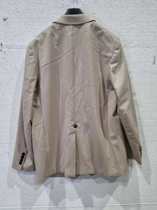 Theory Champagne Casual Single Breasted Blazer Size: 40