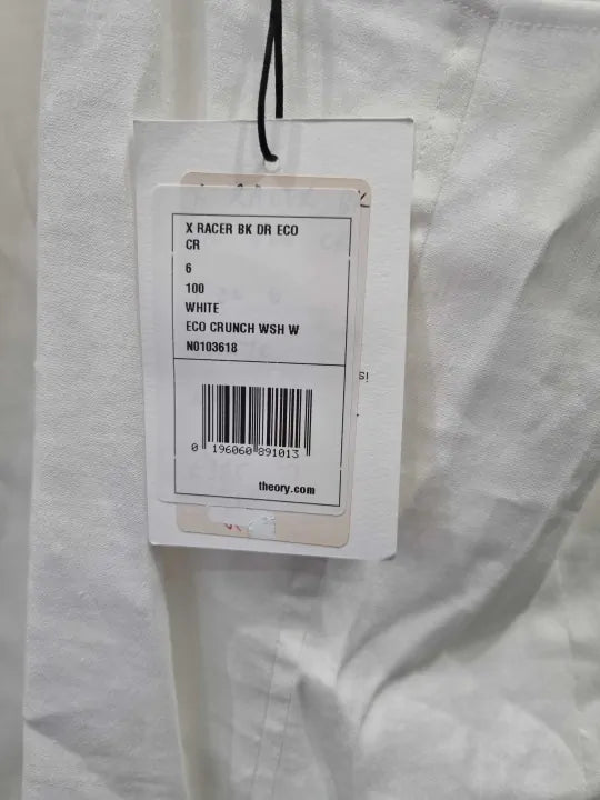 Theory Racerback Dress In Good Linen Size: Uk 6