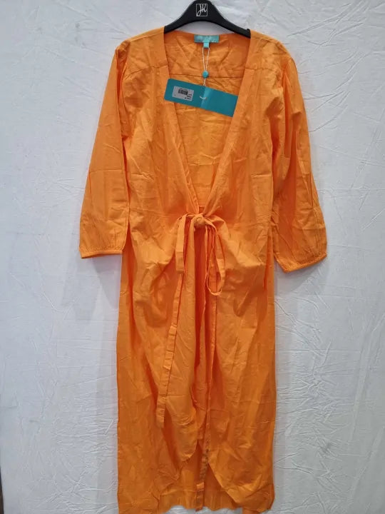 Melissa Odabash Linsay Orange Dress Size: Large