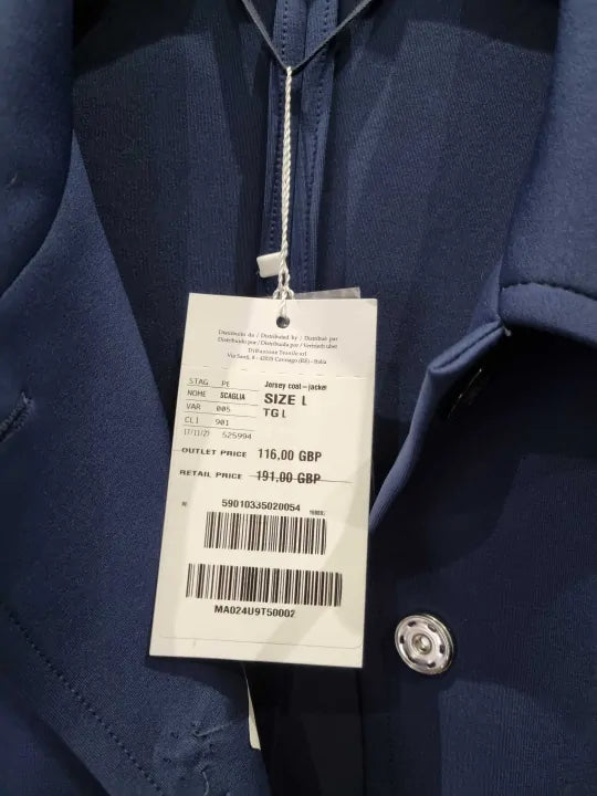 Emme Marella Coat Acaglia A Woman Blue Size: Large