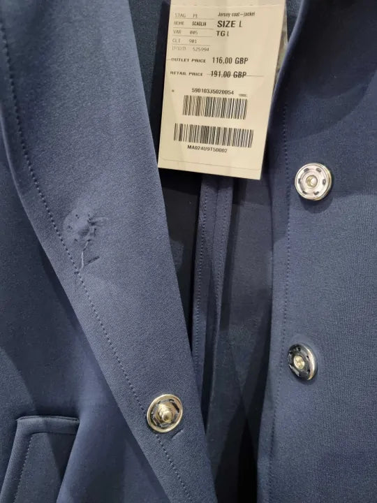 Emme Marella Coat Acaglia A Woman Blue Size: Large
