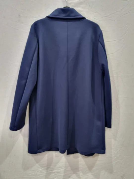 Emme Marella Coat Acaglia A Woman Blue Size: Large