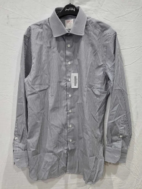 Pink Shirtmaker Stripe Men Shirts Size: 15.5/39