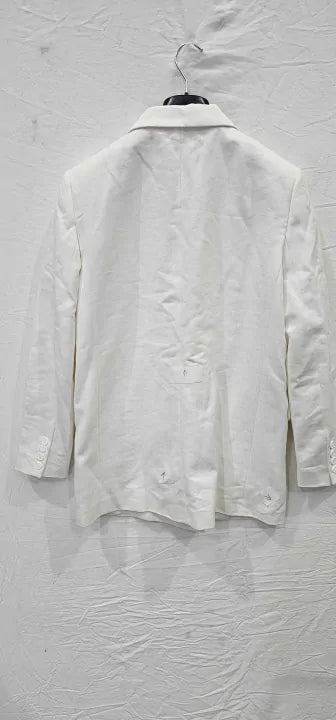 Iro - Ecru Linen Blend Litta Blazer - Cream Size: 38