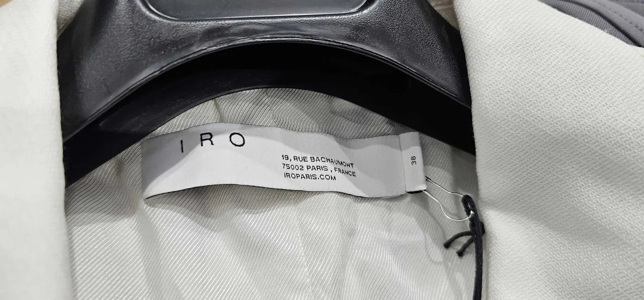 Iro - Ecru Linen Blend Litta Blazer - Cream Size: 38