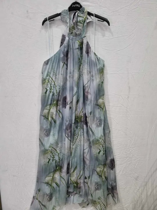 All Saints Pale Blue Alaya Mahara Dress Size: Uk 10