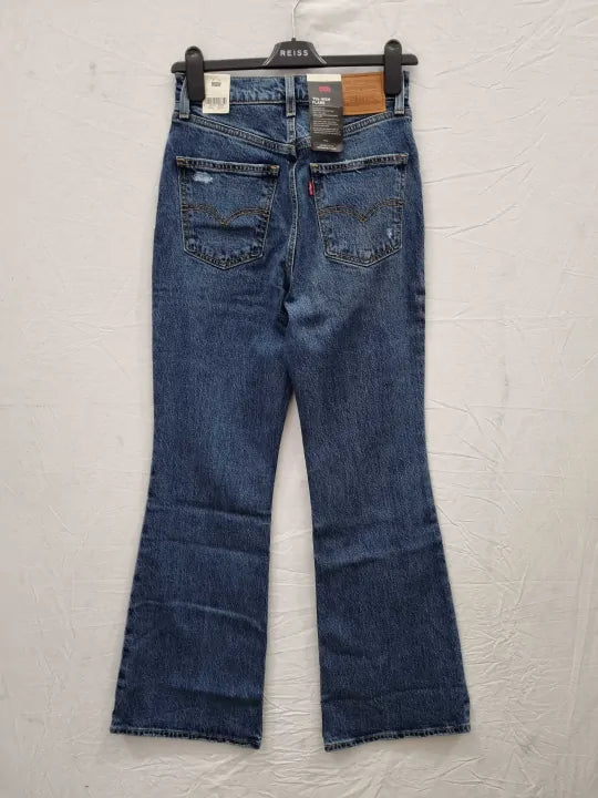 Levis 70S High Flare Womens Jeans Bootcut Leg Blue Denim Size: 26X32