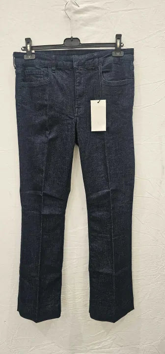The Zw Collection Bootcut Mid-Waist Side Stripe Jeans Size: Eu42