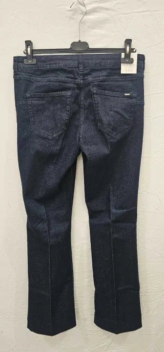The Zw Collection Bootcut Mid-Waist Side Stripe Jeans Size: Eu42
