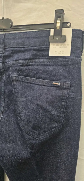 The Zw Collection Bootcut Mid-Waist Side Stripe Jeans Size: Eu42