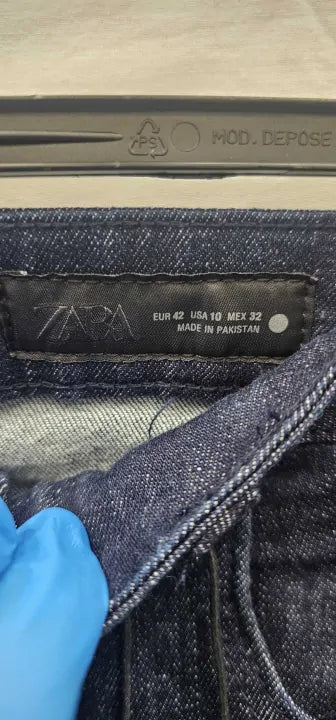 The Zw Collection Bootcut Mid-Waist Side Stripe Jeans Size: Eu42