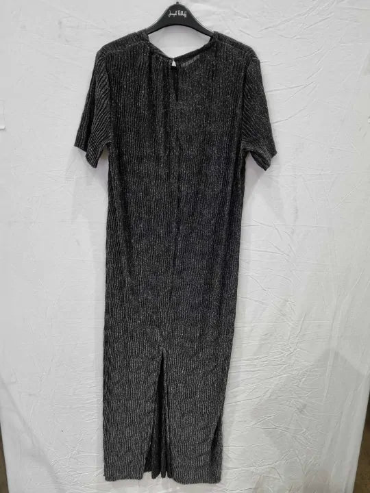 Mango Long Lurex Dress Size: Large