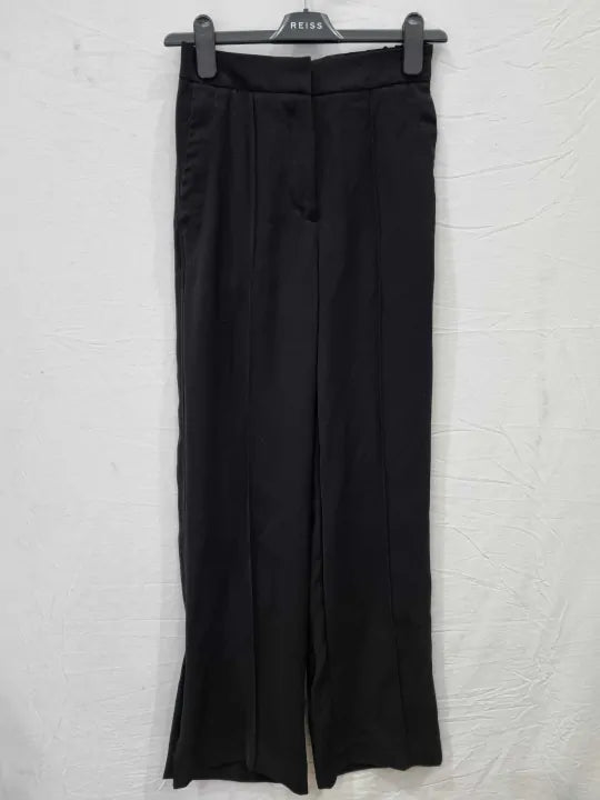 Reiss Tansey Fluid Wide Leg Trousers Size: Uk 4