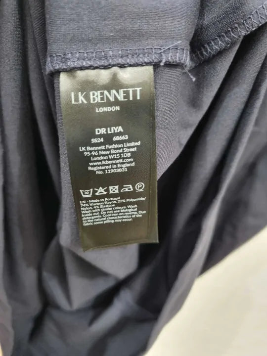 L K Bennett Navy Liya Dress Size: Uk 12