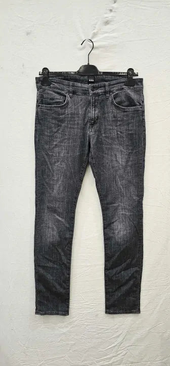 Wash Black Delaware Slim Stretch Cotton Jeans Size: 34/32