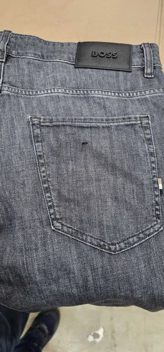 Wash Black Delaware Slim Stretch Cotton Jeans Size: 34/32