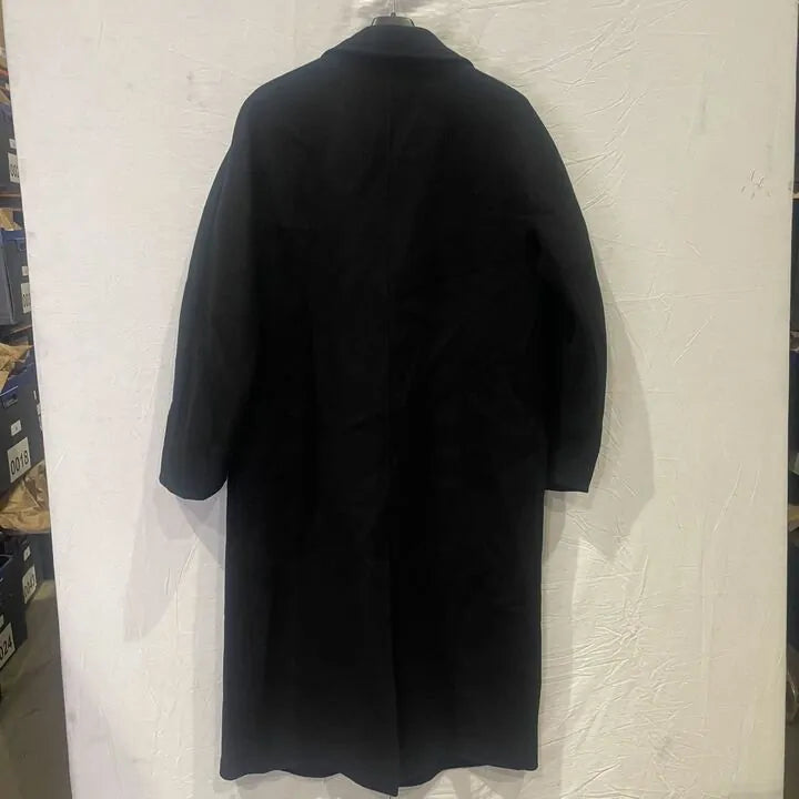 No. Eleven- Black Cashmere Blend Button Coat Size: Small
