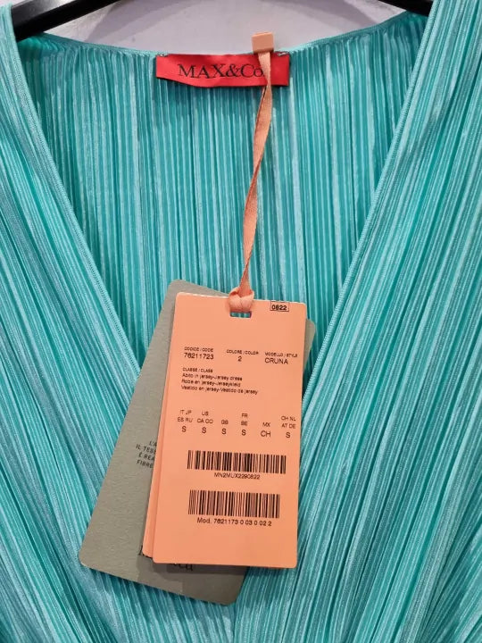 Max & Co. Pleated Midi Dress Size: Small