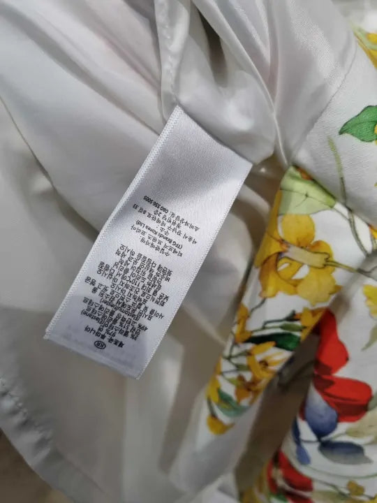 Hobbs London Fiona Cotton Blend Floral Shift Dress Size: Uk 6