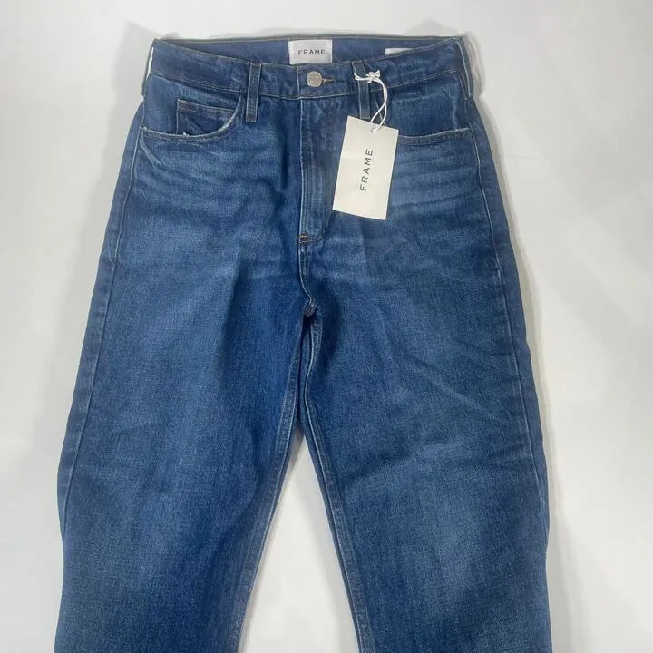 Frame - Dark Blue High 'N' Tight Boot Cut Jeans Size: 27