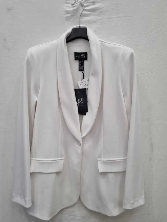 Joseph Ribkoff - Cream Fitted Blazer Size: Uk 12