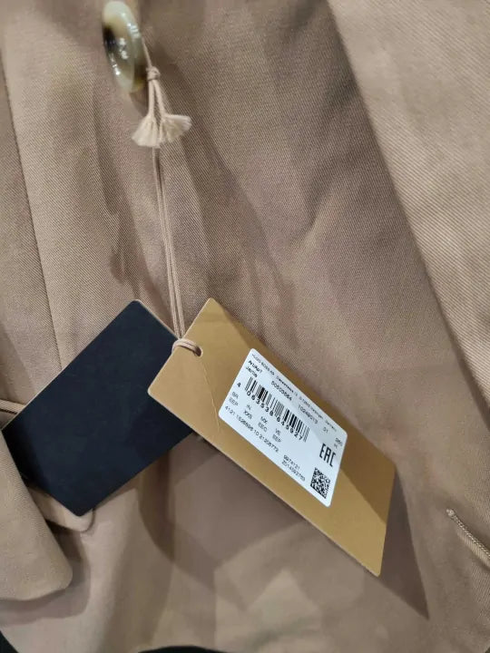 Boss Camel Jarlie Cotton Blend Blazer Size: Xxs