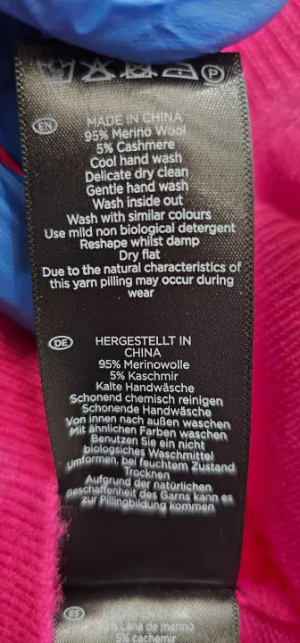 Pink-Pink Samira Star Cashmere Blend Jumper Size: Xs
