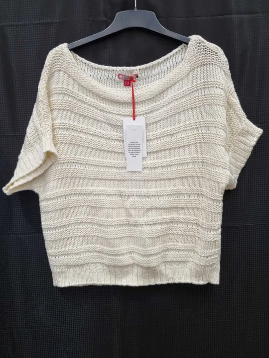 Joe Browns Summer Knit White Top Size: UK 12 deal !!