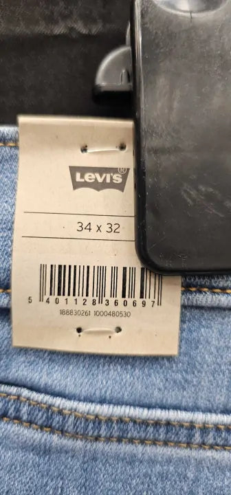Levi's - Light Blue 724™ High Rise Straight Jeans - Blue Size: 34 /32