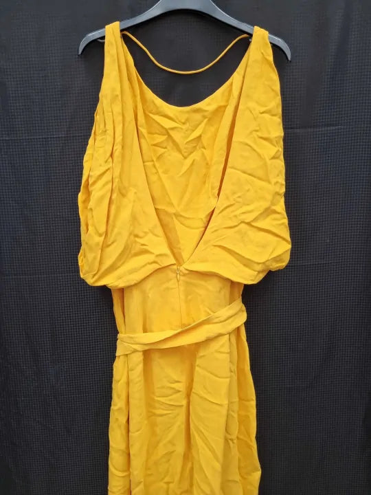 Reiss Kalea Split Sleeve Midi Dress Size: Uk 10