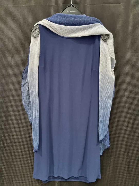 Shyla Foil Cape Chiffon Cocktail Dress Size: Uk 18