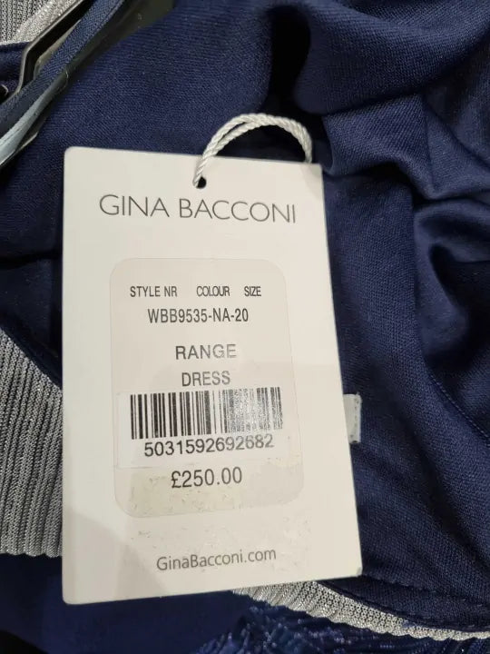 Shyla Foil Cape Chiffon Cocktail Dress Size: Uk 18