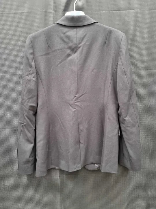 Reiss Black Jess Single Breasted Blazer Size: Uk 10