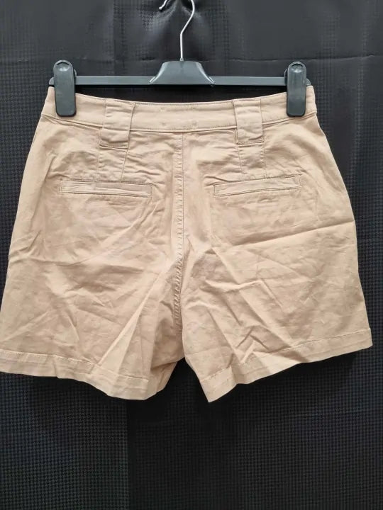Hush Beige Daisy Stretch Cotton Shorts Size: Uk 8 deal !!