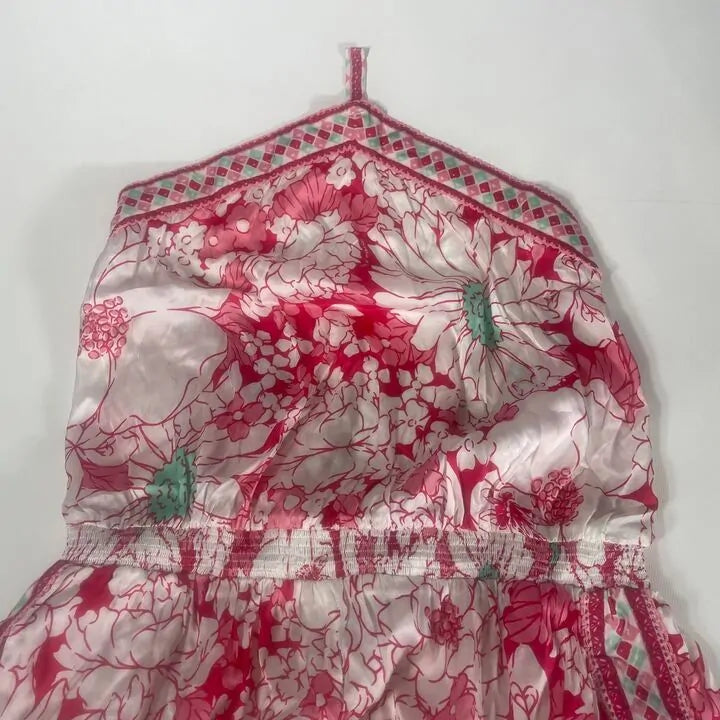 Poupette St Barth - White/Pink Isabelle Short Jumpsuit Size: Medium