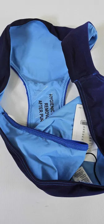 Jets Ocean-14 Pia Sunset Hipster Bikini Bottom Blue Size: UK 14