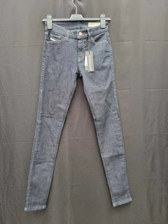 Diesel - Navy Slandy Stretch Skinny Jeans Size: W26 L32