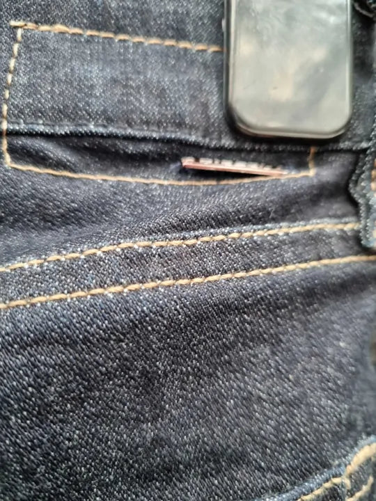 Diesel - Navy Slandy Stretch Skinny Jeans Size: W26 L32