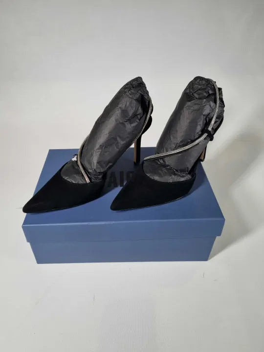Paige - Black Stephanie Pointed Pump Size: Uk 6.5