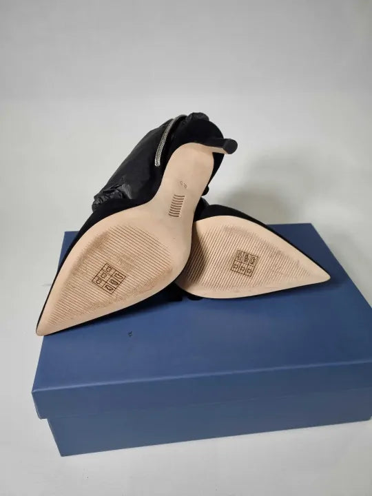 Paige - Black Stephanie Pointed Pump Size: Uk 6.5