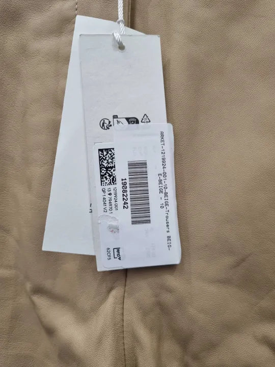 Arket - Camel Longline Shorts Size: Uk 10 deal !!
