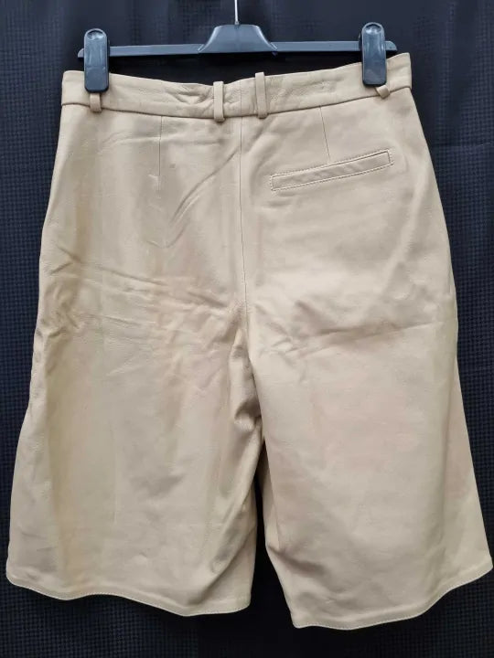 Arket - Camel Longline Shorts Size: Uk 10 deal !!