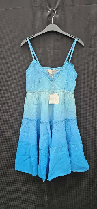 Pranella - Blue Julz Mini Dress Aqua Ombre - Multi Size: M