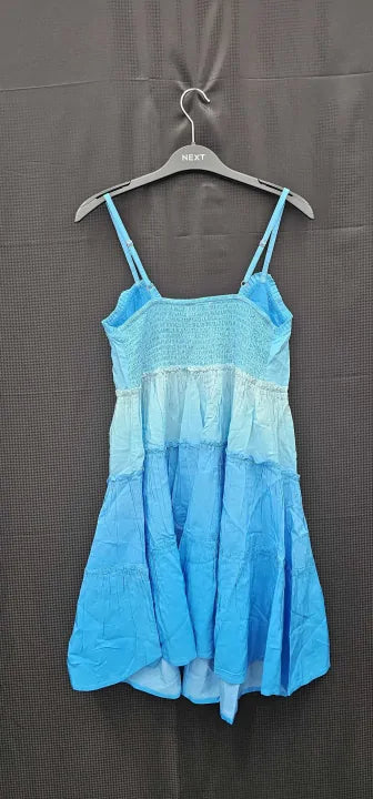 Pranella - Blue Julz Mini Dress Aqua Ombre - Multi Size: M