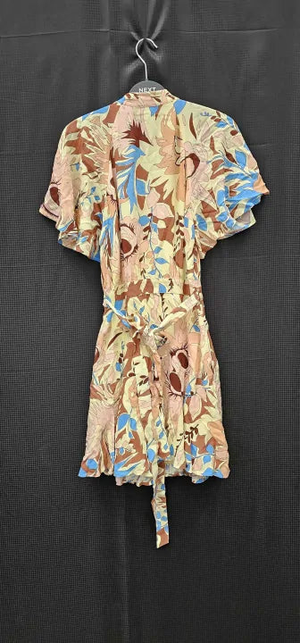 Reiss - Cream Kara Floral Print Mini Dress - Multi Size: Uk8