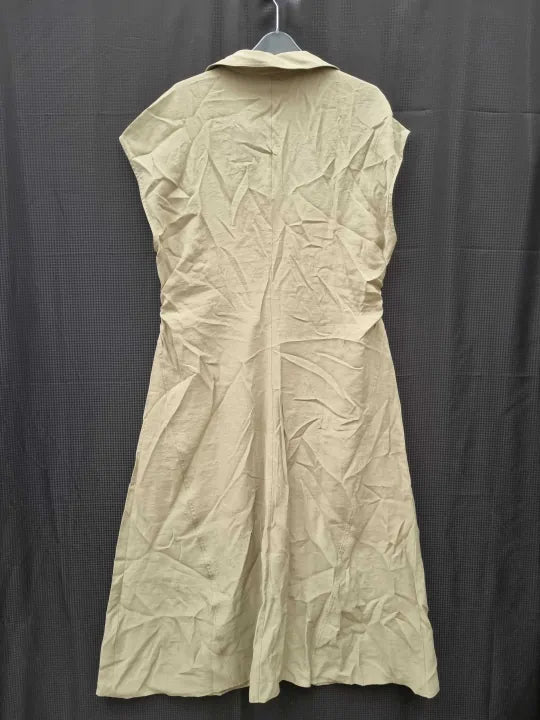 Mint Velvet Ruched Shirt Midi Dress Size: Uk 16