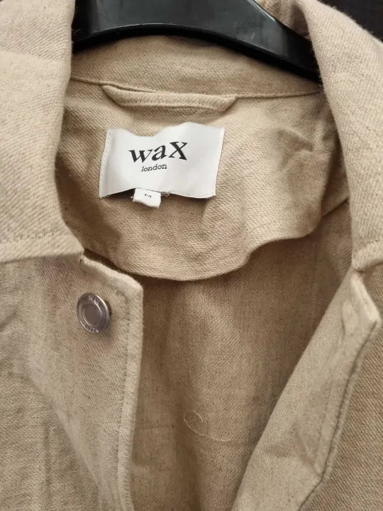 Wax London Linen-Cotton Jacket Size: Medium