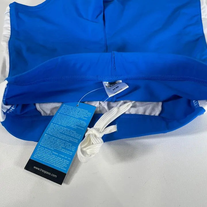 Trespass- Mens Exerted Contrast Panel Swim Shorts Bright Blue Size: Xs deal !!